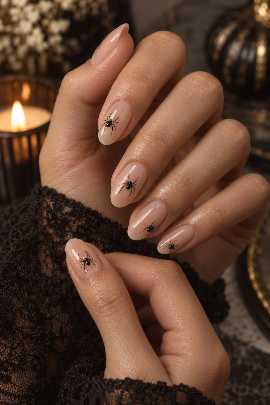 witchy halloween nails