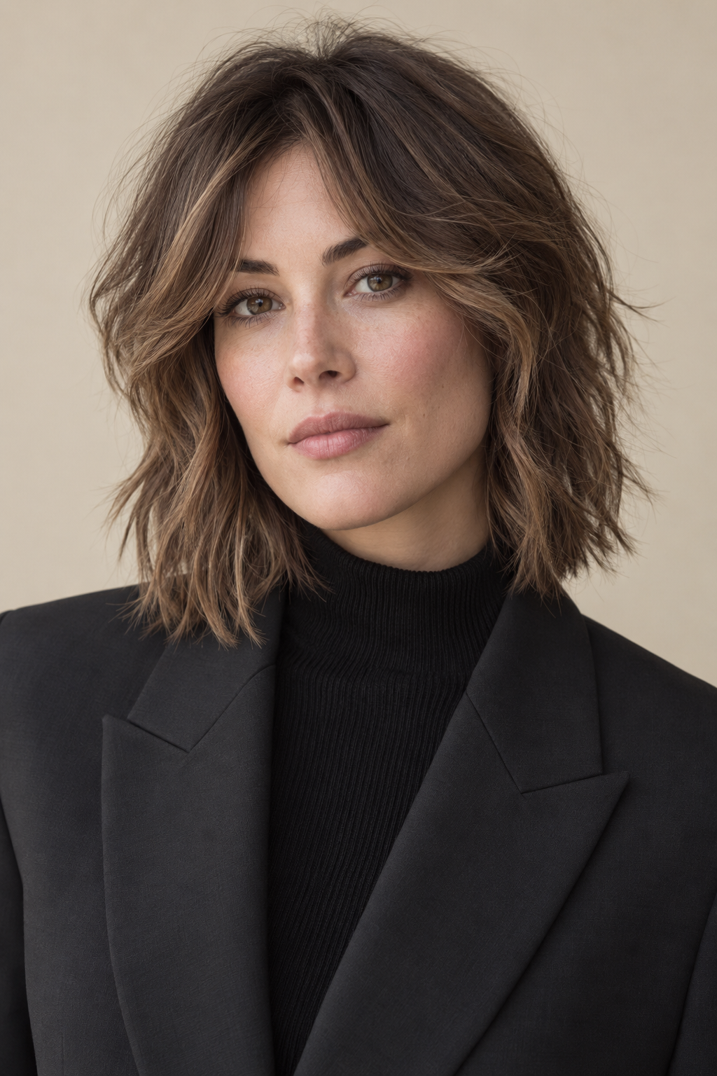 haircuts for heart shaped faces: soft shag