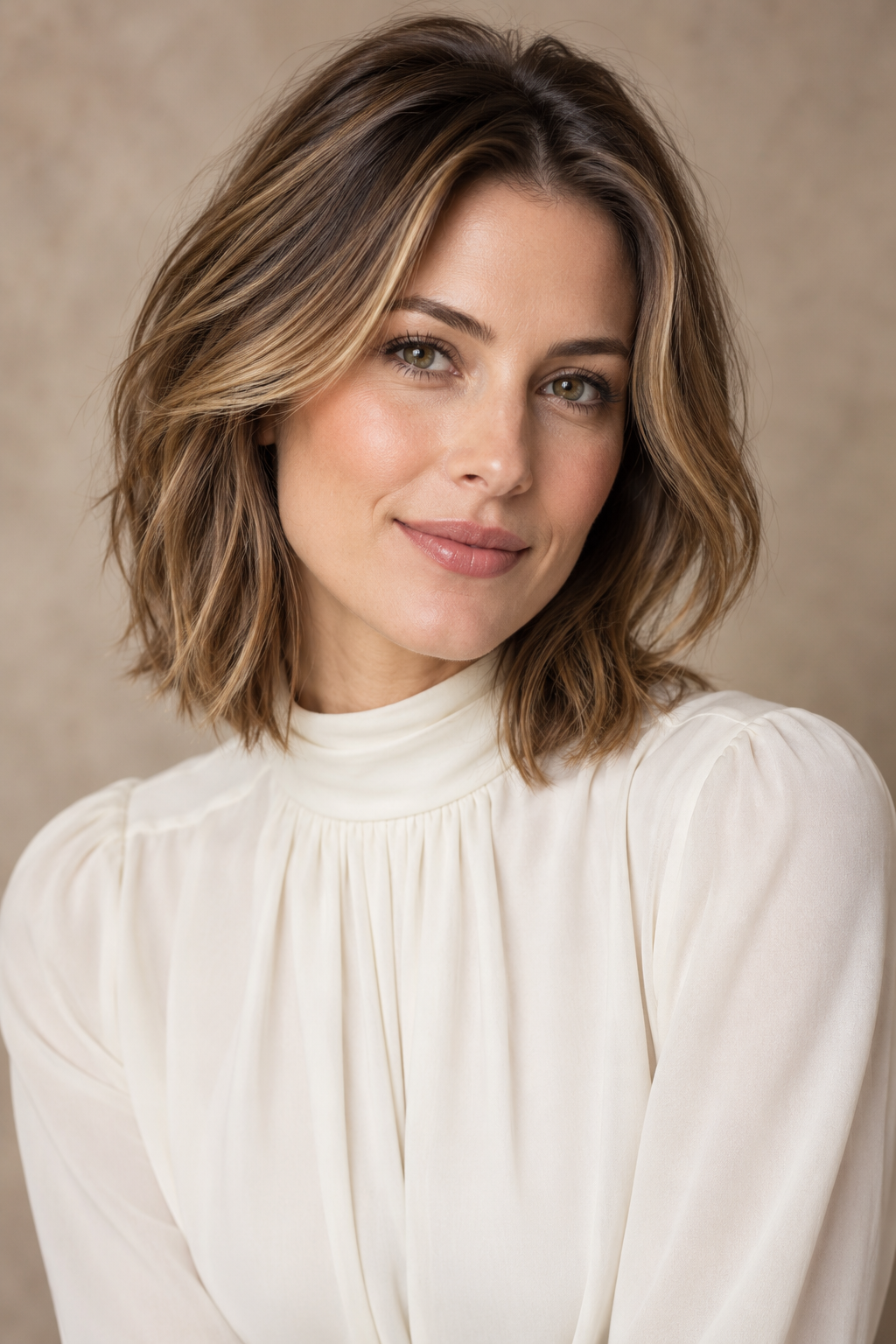haircuts for heart shaped faces: collarbone layers