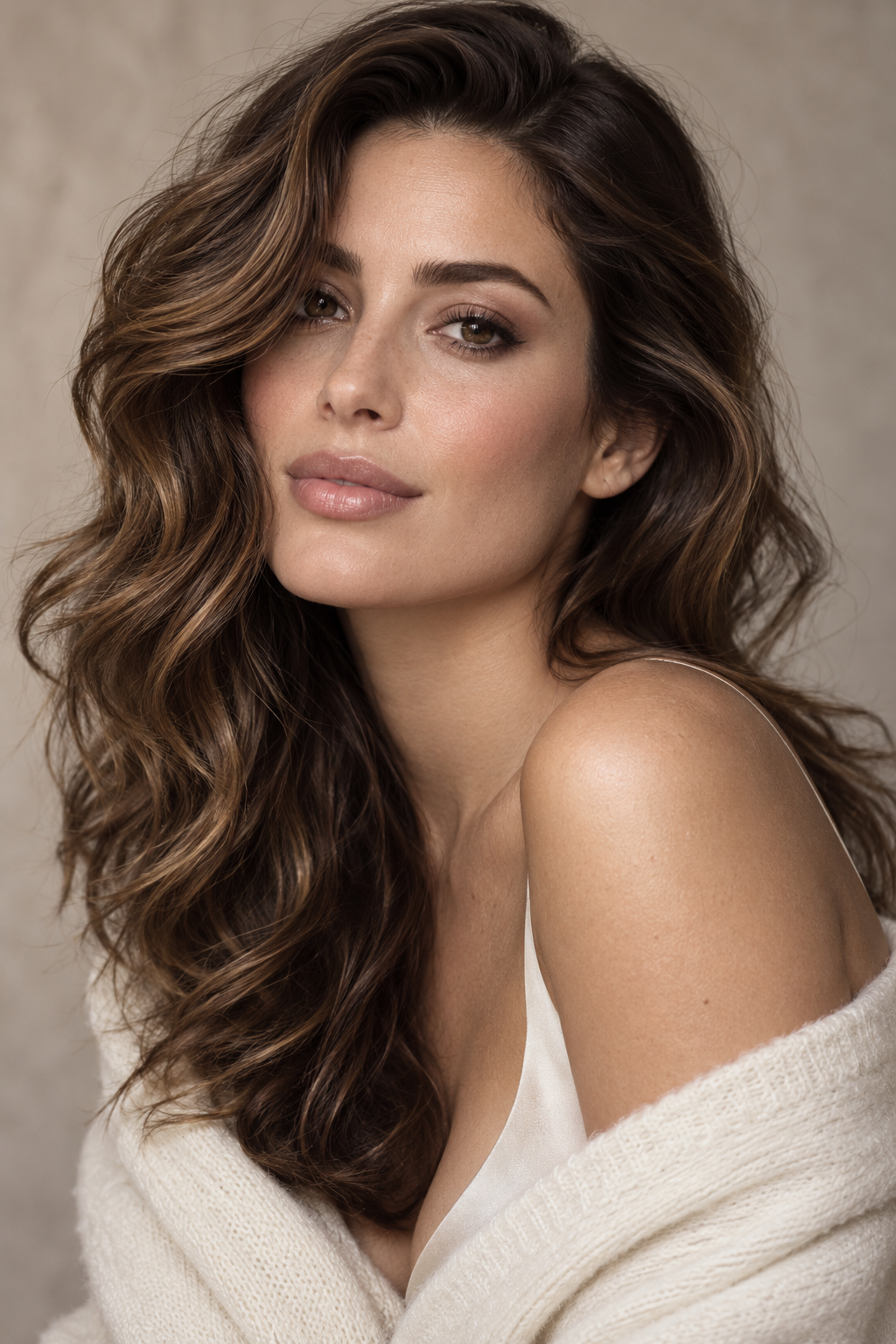 haircuts for heart shaped faces: wavy side part