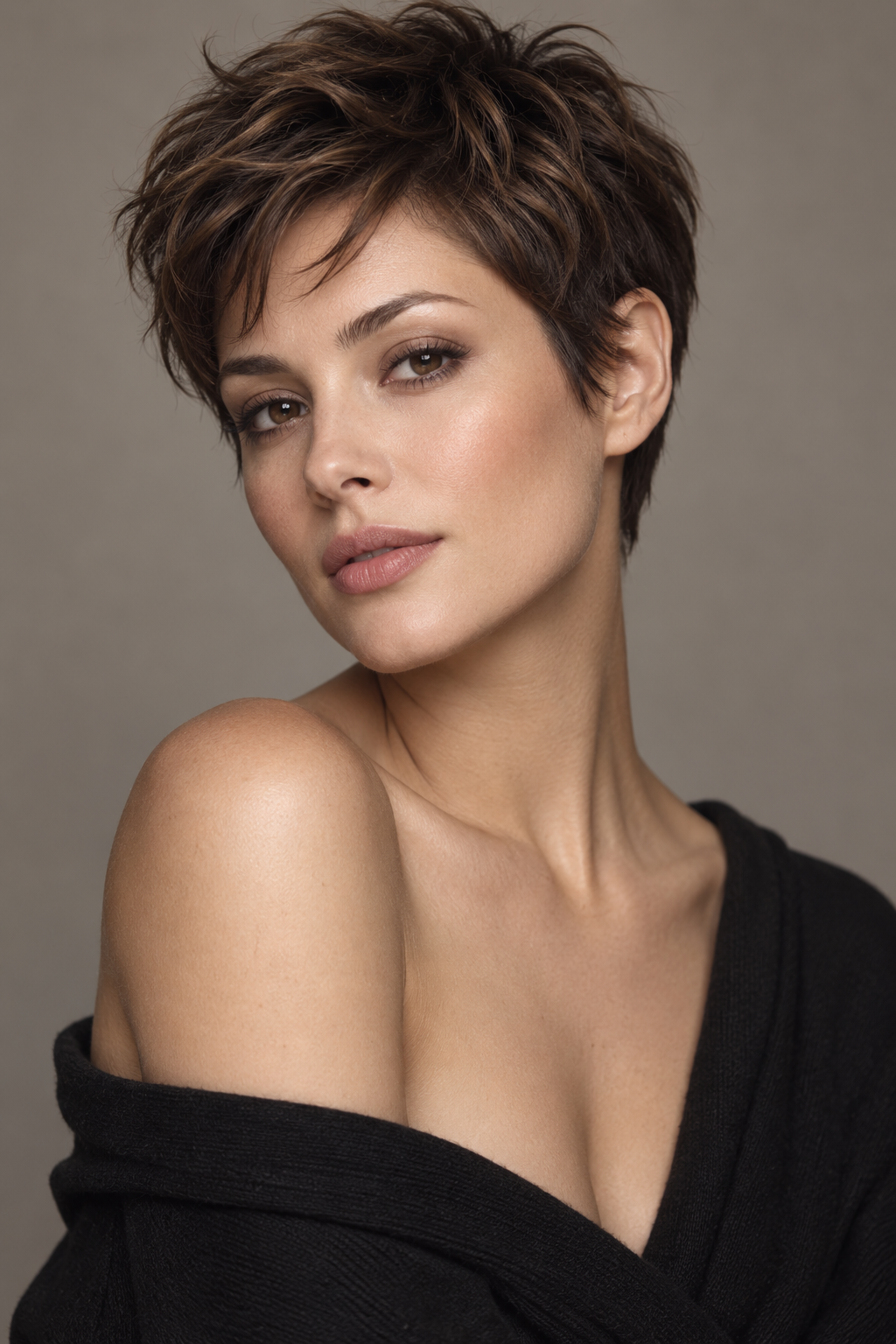 very short haircut styles: modern pixie
